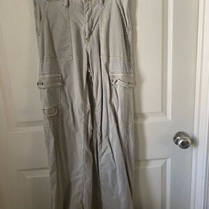 American Eagle Light Greenish Gray Cargo Pants